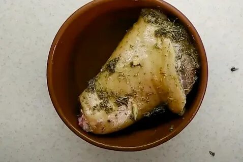 Рулька в бутылке