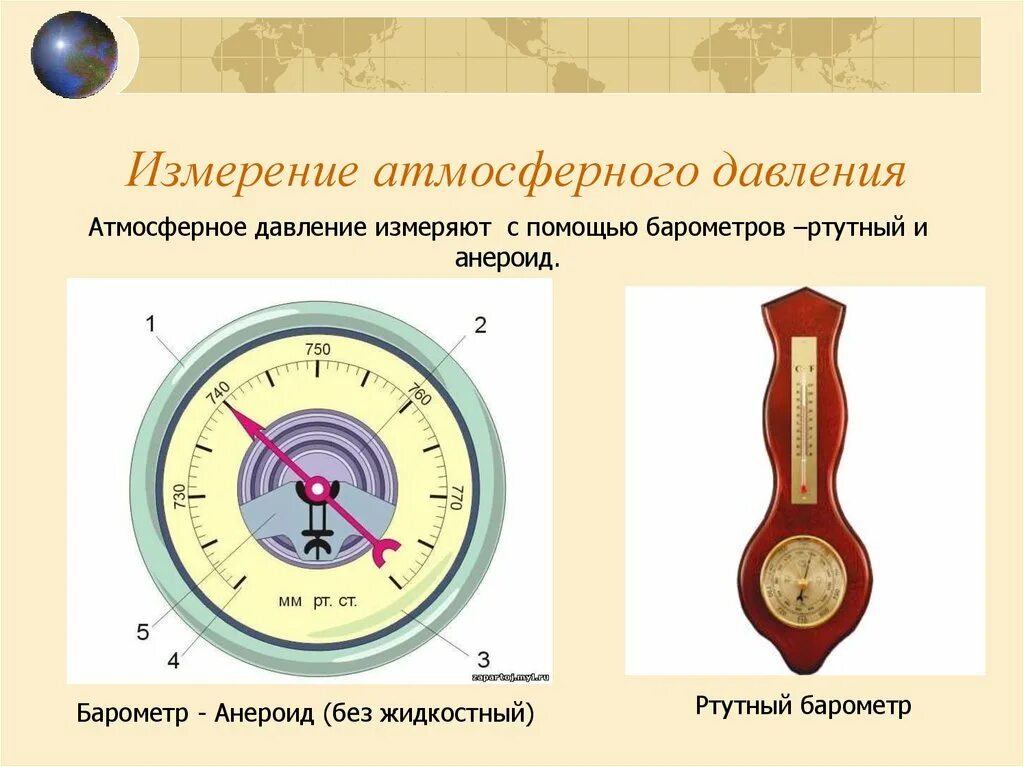 Атмосферное давление. Измерение атмосферного давления. Чем измеряют атмосферное давление. Барометр.