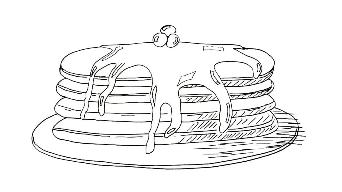 Распечатать блины для вырезания. Блинчики раскраска. Блины раскраска для детей. Блины рисунок карандашом для срисовки. Раскраска блины на тарелке.