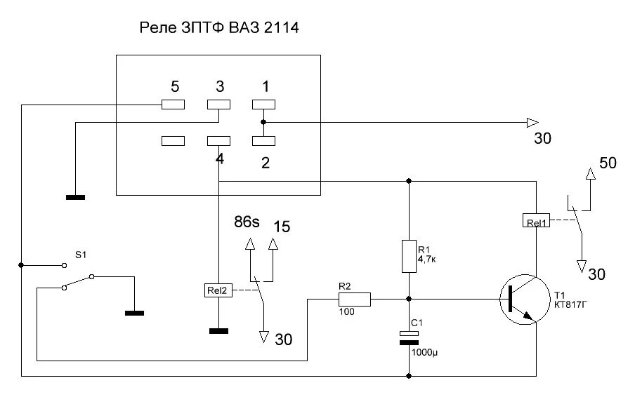 Реле задних ПТФ ВАЗ 2114 схема. Реле ЗПТФ 2114. Реле задних противотуманных фар 2114. Реле задних противотуманных фар ВАЗ 2110 схема. Реле задних противотуманных фар