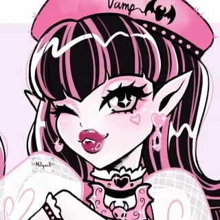 " ♡ "* #Draculaura #Cartoon #Vampire #Icon #Monster High #Simple ...