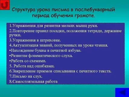 План конспект обучению чтения