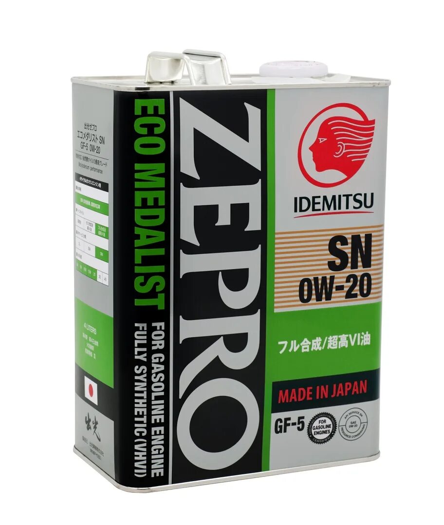 Idemitsu Zepro Eco medalist 0w-20 SN/gf-5, 4 л. Idemitsu SN/gf-5 0w20 f-s 4l. Idemitsu Zepro 0w20. Idemitsu Zepro Eco medalist 0w20 4l.