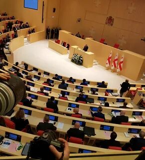 Заседание парламента грузии