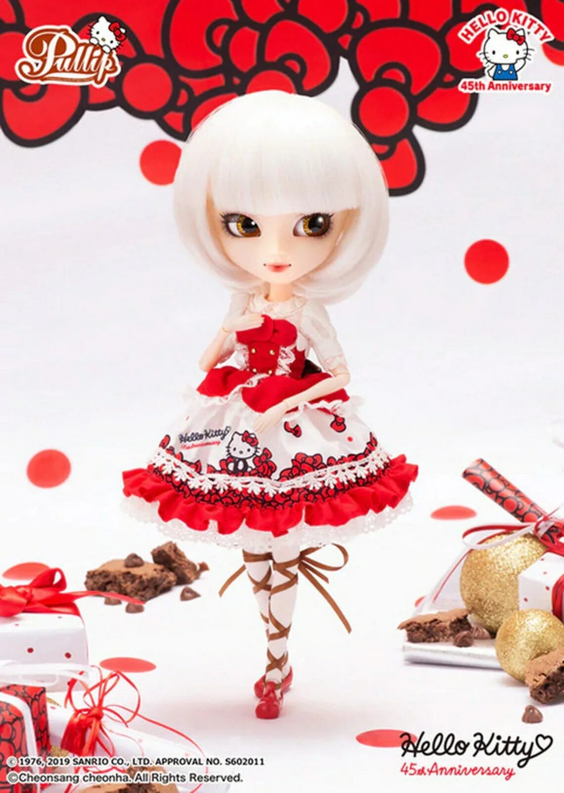 Кукла хеллоу. Кукла Pullip hello Kitty. Кукла Пуллип Хелло Китти. Кукла Пуллип Санрио. Кукла Пуллип Куроми.