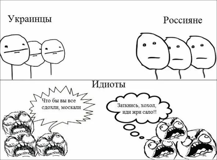 Звук хохлов. Комиксы. Срач комикс. Хохлы комикс. Украинец Мем.