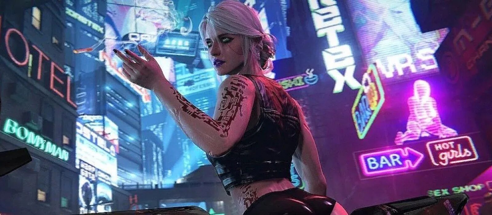 Цири в киберпанк 2077. Cyberpunk 2077 сири. Киберпанк кадры.