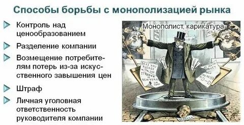 Какие организации ведут борьбу с монополизацией