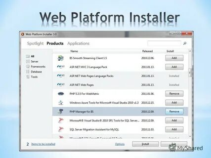Installer tante
