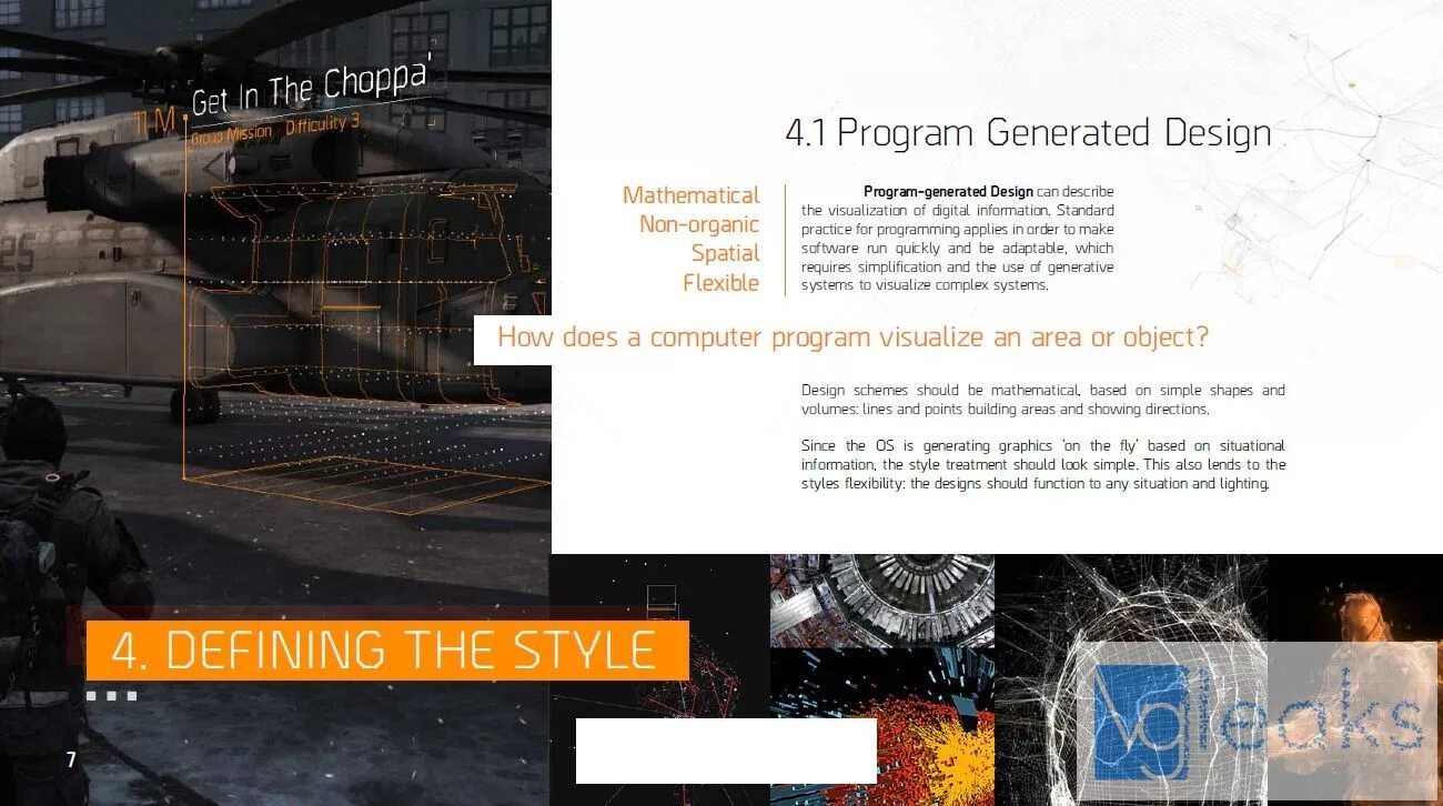 Generate design