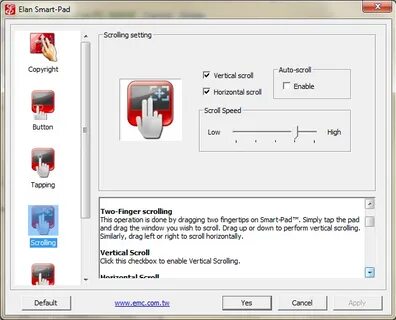 Elan fingerprint driver