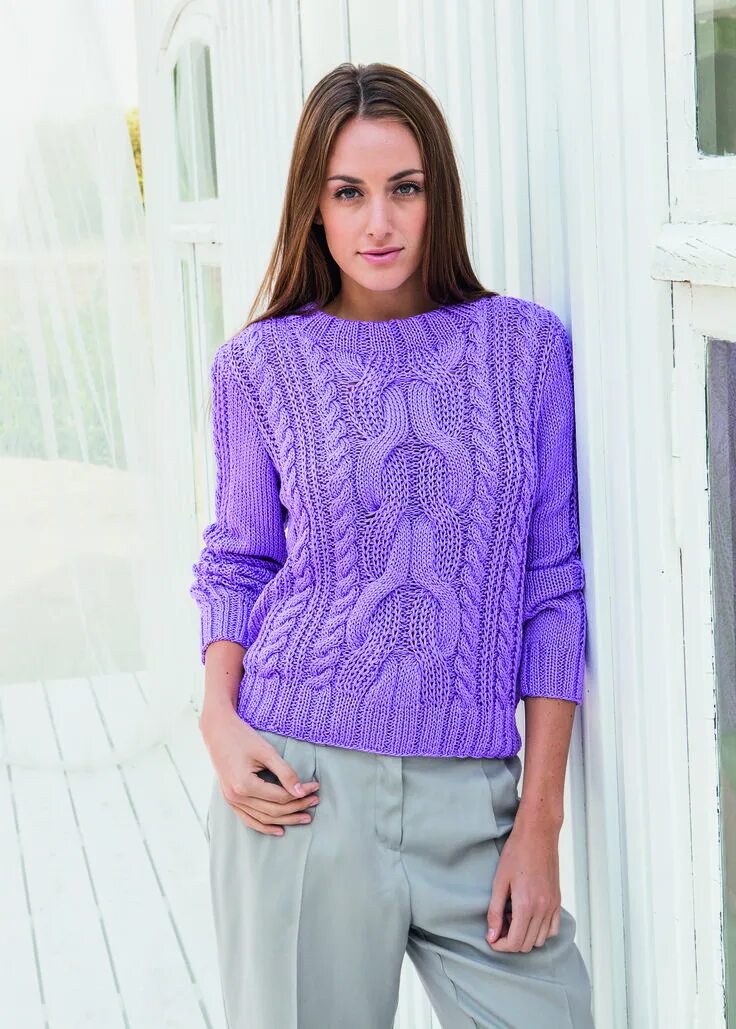 Schulana crealana. Джемпер с косами и жгутами. Красивые свитера. Свитер жгутами. Свитер жгутами.