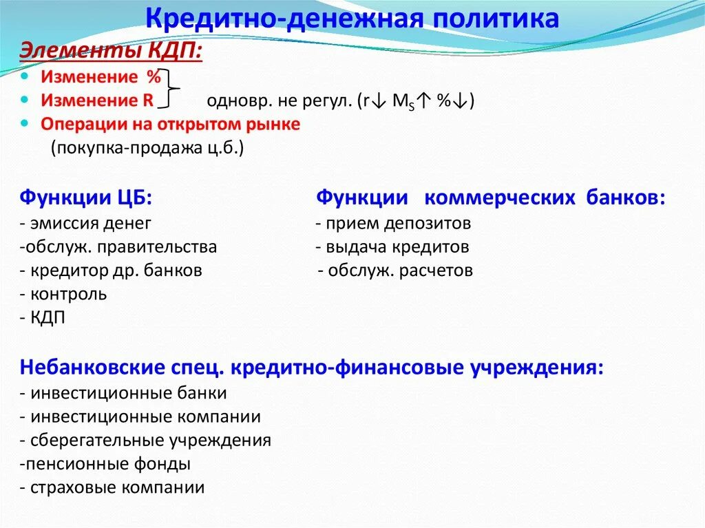 Операции на открытом рынке политика. Монетарная политика элементы. Денежно-кредитная политика функции. Денежно-кредитная политика КДП. Денежно-кредитная политика операции на открытом рынке.