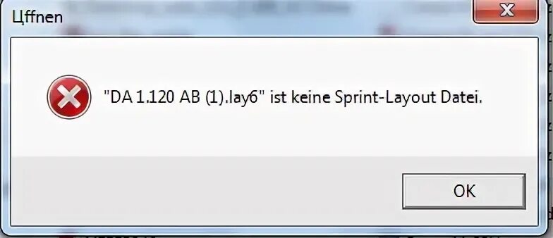 The dynamic library rld dll failed