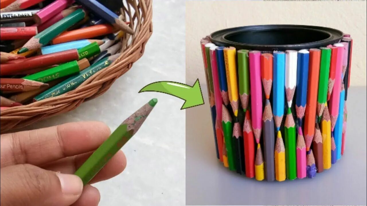 Футляр для карандашей оригами. Оригами карандаш на день учителя. Art & Craft Pencils. Оригами карандаши как оформить красиво. Used pencil