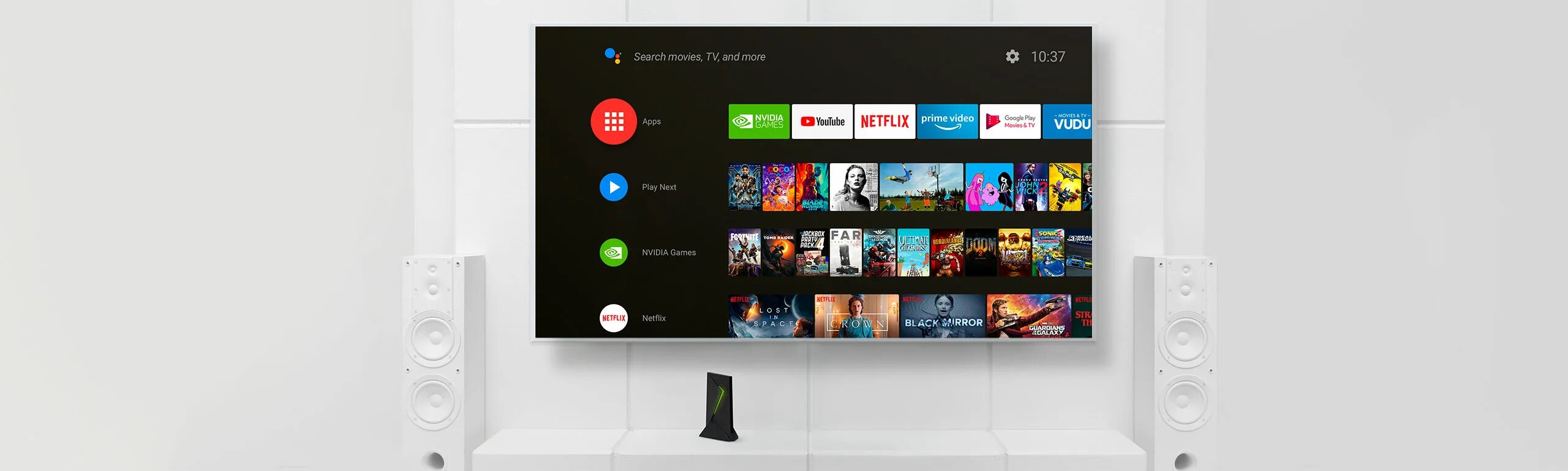 Через андроид изображение на телевизор. Android TV 9 Интерфейс. Лаунчер ксиоми для андроид ТВ. Android TV телевизор. Главный экран Android TV.