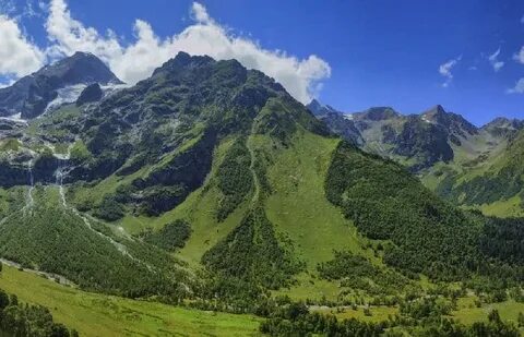 Кавказские горы поясность