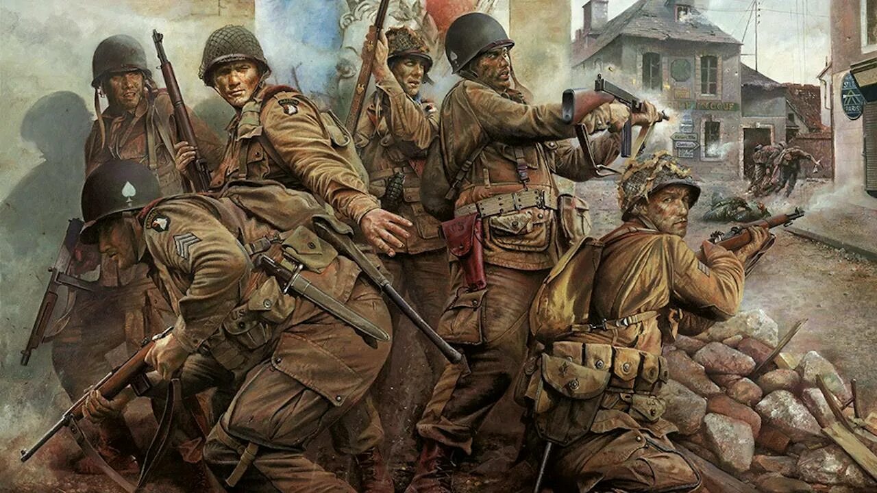 Вв д. Солдаты второй мировой войны.