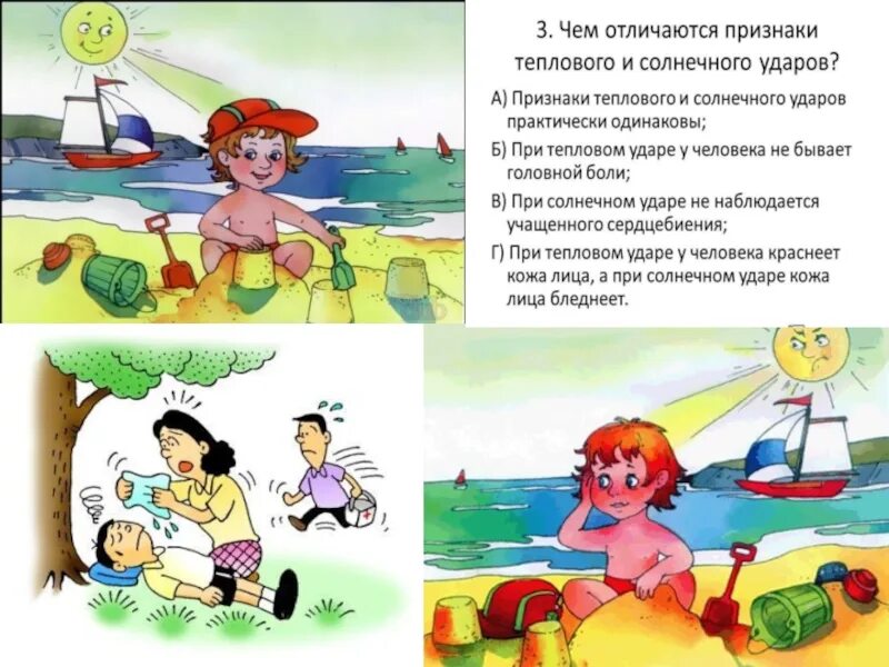 Ожоги теплового удара