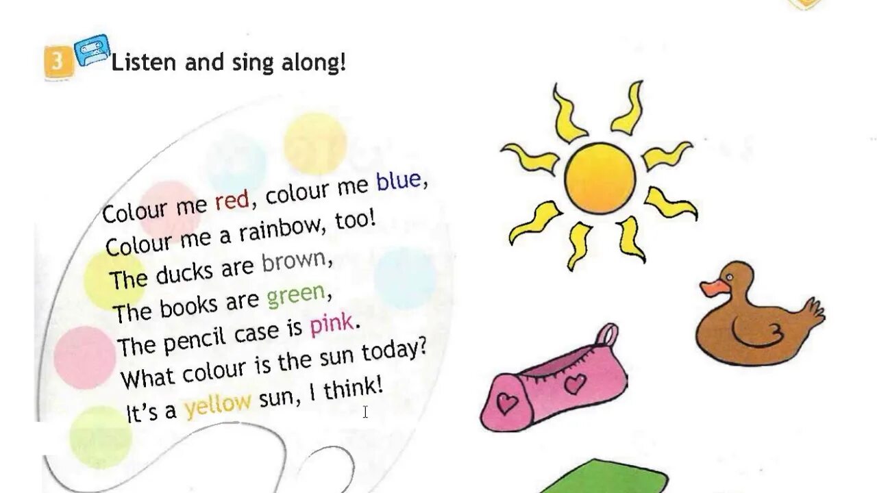 Sing along текст. Стишок про цвета на английском. Стихи на английском языке. Стихи на английском языке для детей. Colour me Red Colour me Blue.