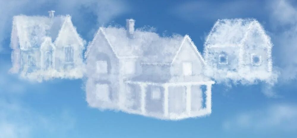Белые облака и дом. Дом в облаках. Дом из облаков. Домик из облаков. Домик для детей облака.