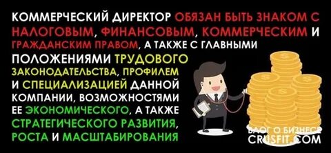 Коммерческий директор это кто и чем занимается