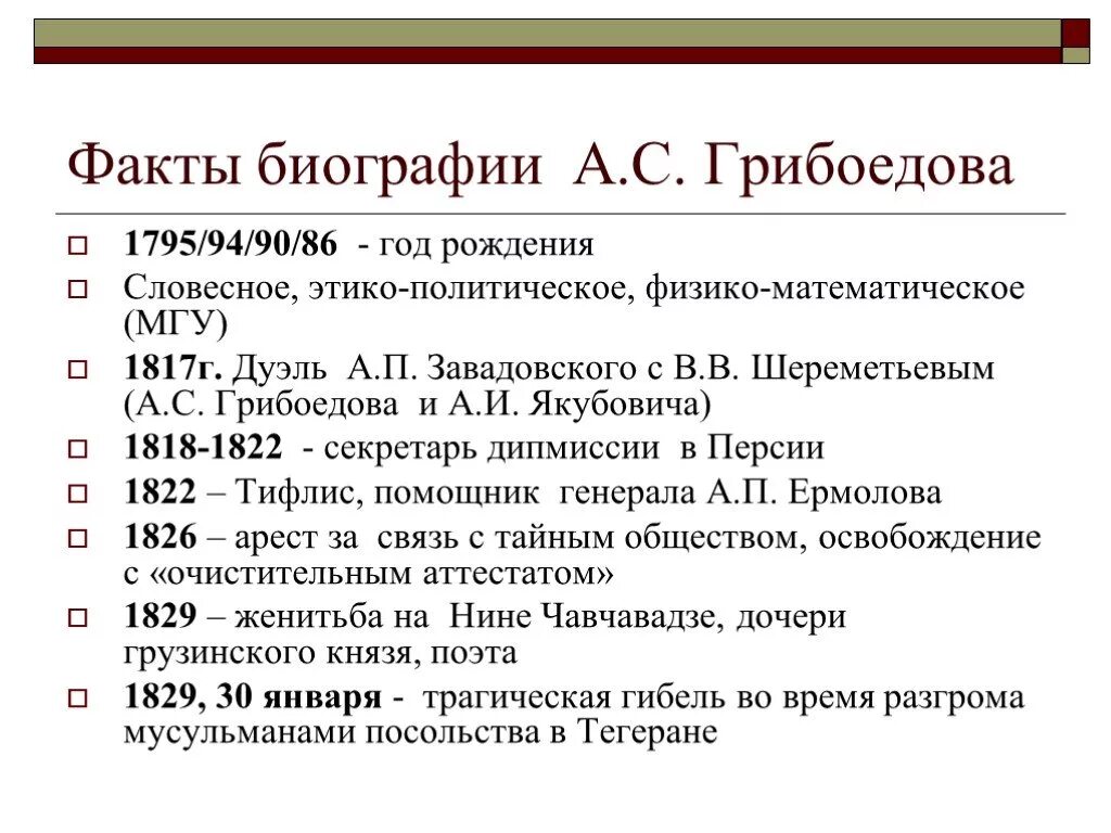Какой факт биографии. Факты биографии грибоедова. грибоедов интересные факты из жизни и творчества. интересные факты о грибоедове. факты о жизни грибоедова.