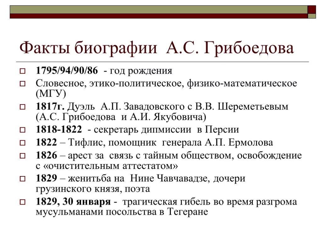 Грибоедов события. Факты биографии Грибоедова. Факты о жизни Грибоедова. Интересные факты о Грибоедове. Интересные факты из биографии Грибоедова.