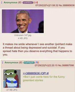 Anon dislikes 4chan users /r/Greentext Greentext Stories Know.