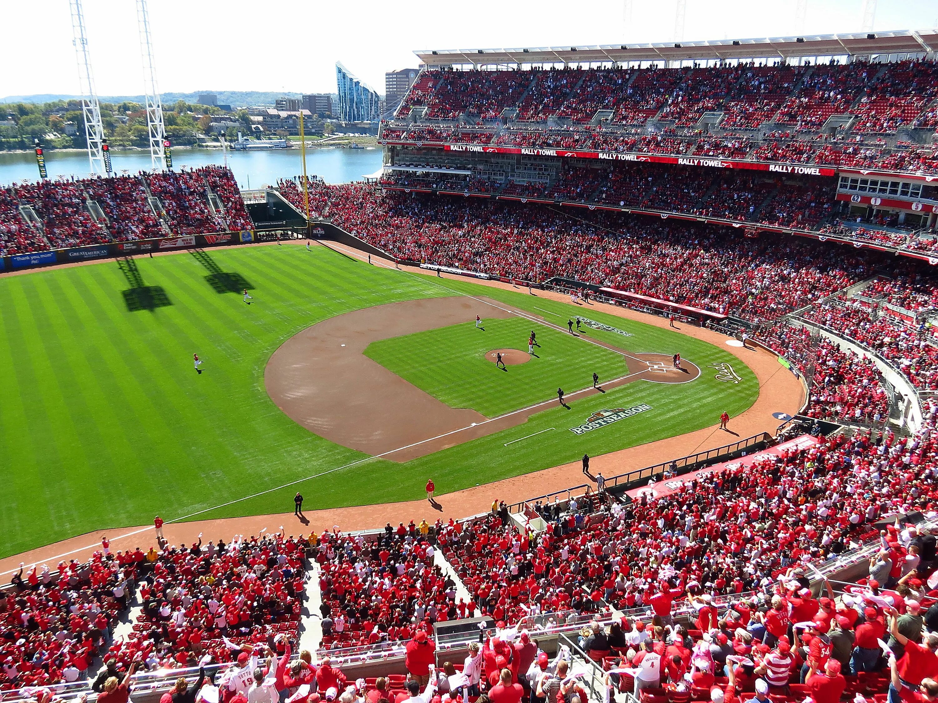 Ballpark. Цинциннати Редс стадион. Грейт Американ Болл парк. Стадион ред Сокс. Cincinnati Reds стадион трубы.