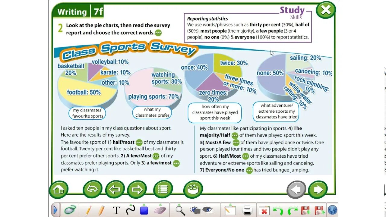 Carry out a survey about your classmates. Survey report. survey report example. survey sports. class survey sports.