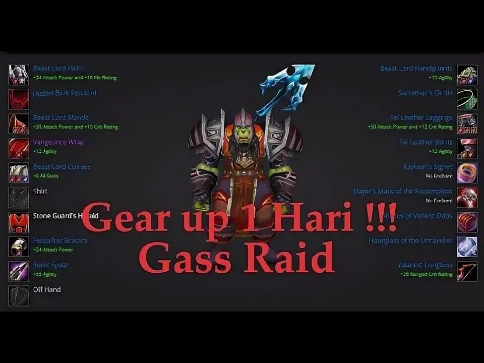 Raid gear. Raid gear