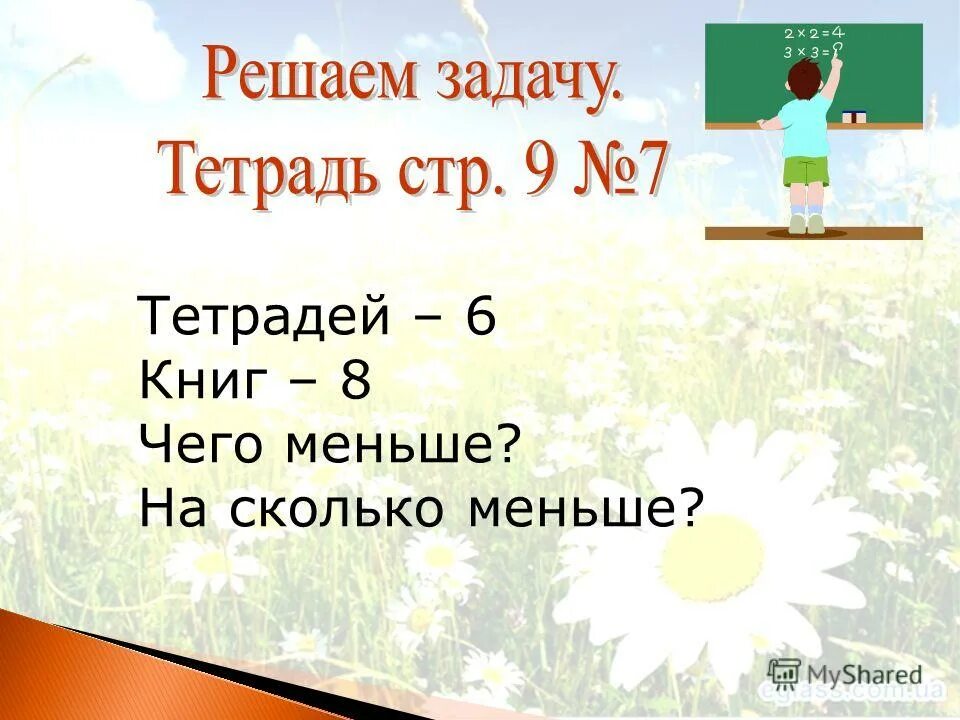 Сколько маленькому другу лет. Сравнение для презентации.