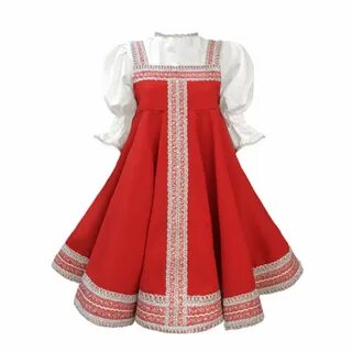 Детские народные платья