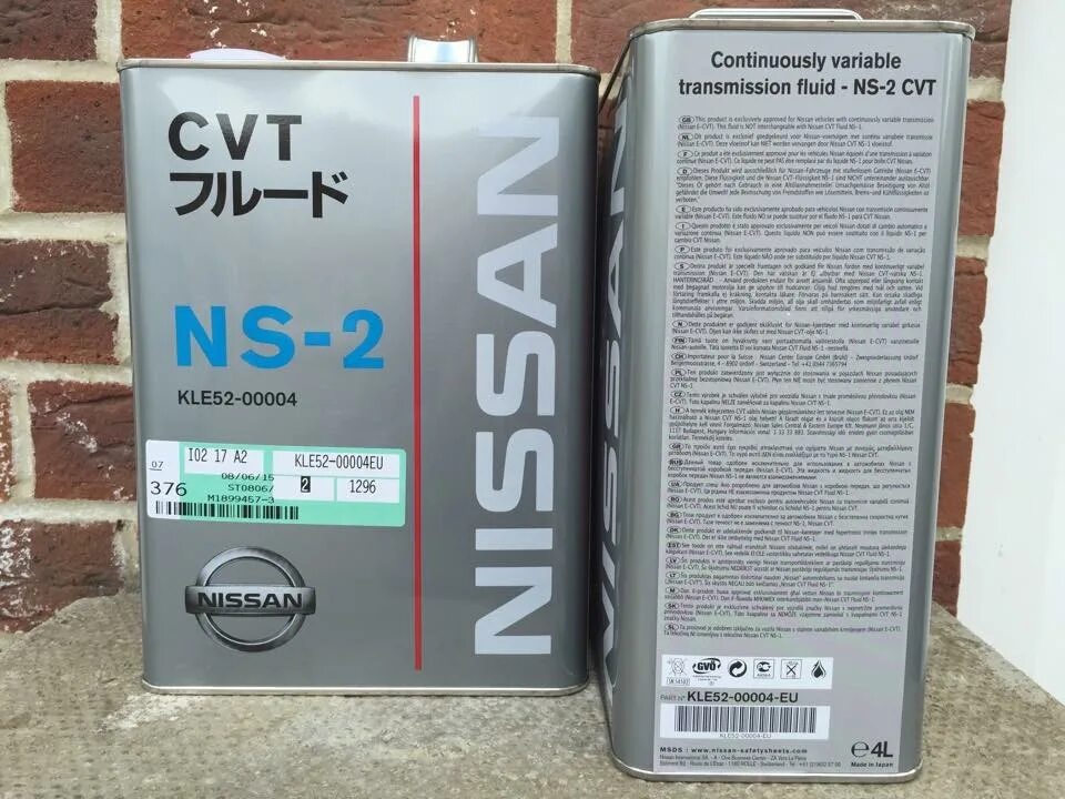 Nissan CVT NS-2. Nissan NS-2 CVT Fluid. CVT Fluid NS-2 kle52-00004 цвет. Nissan kle52-00004eu.