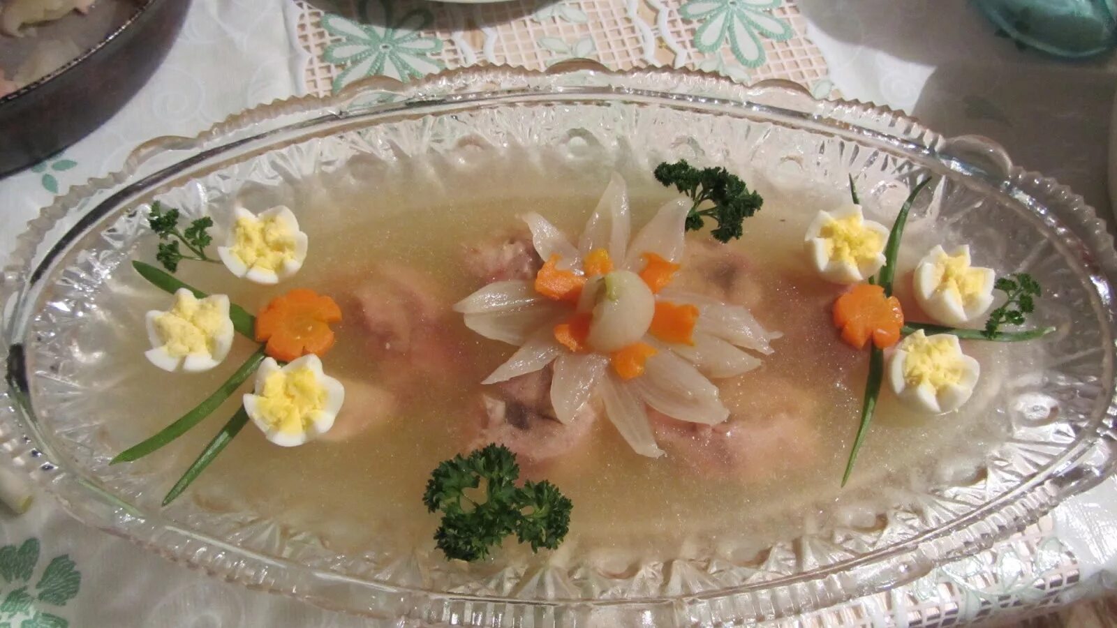 Как залить заливное