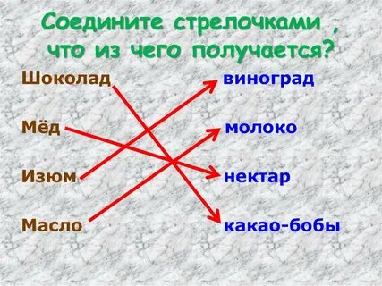 Соединить стрелки