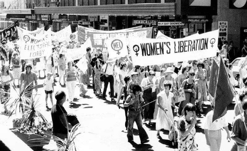 International women's Day History. History march