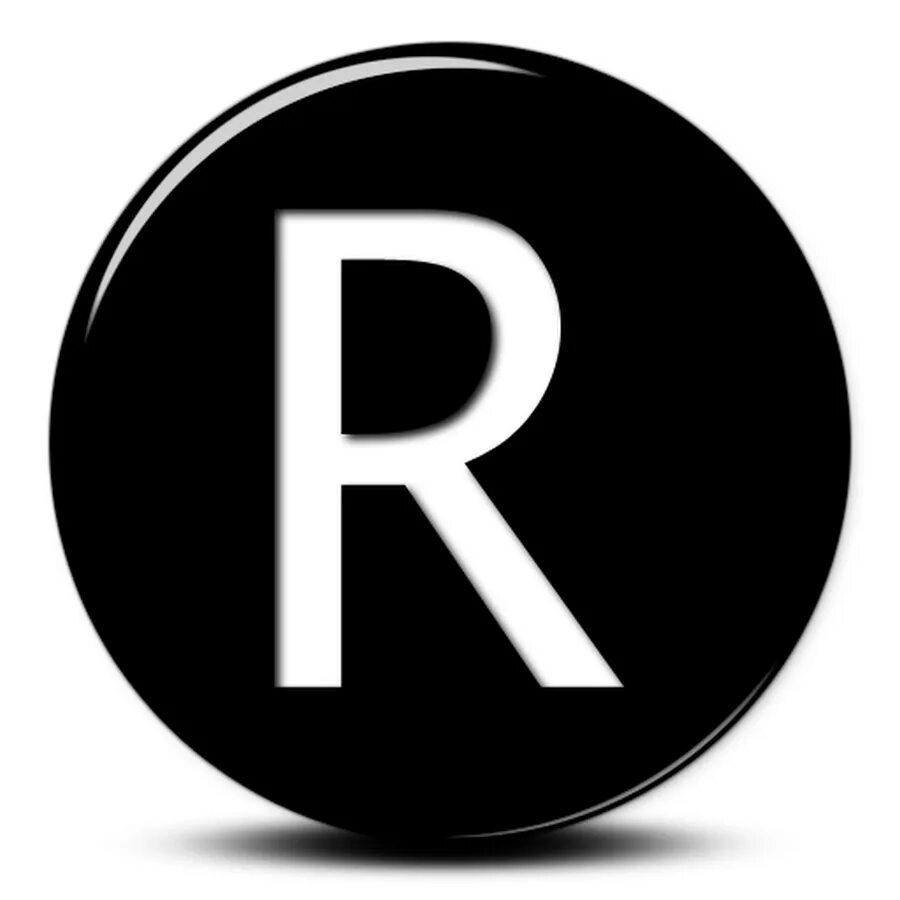 Icon r. Знак r. Товарный знак r. Знак r в круге. Знак r в кружке.