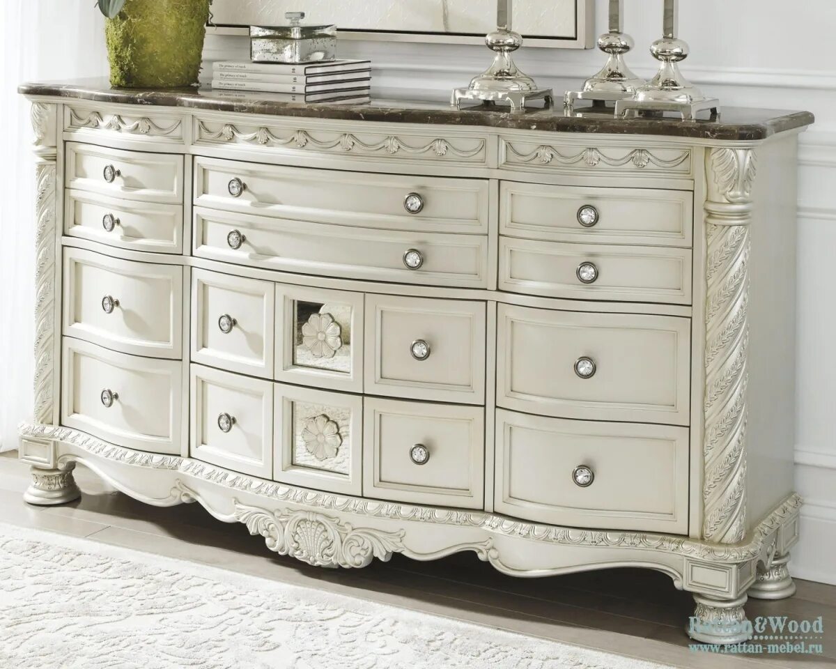 Комод классика фото. B750-31 комод cassimore-pearl silver/dark brown. мраморный комод. комод для спальни с мраморной столешницей. итальянские комоды и тумбы с мрамором.