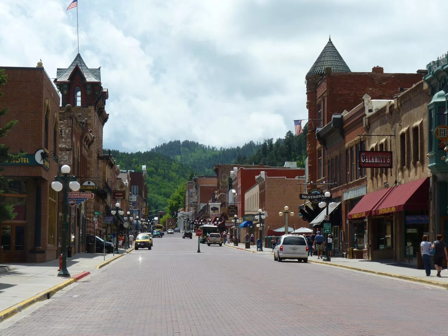 Main town. Мэйн-стрит - дэдвуд, Дакота. Deadwood город в США. Монтпилиер. Small Town.