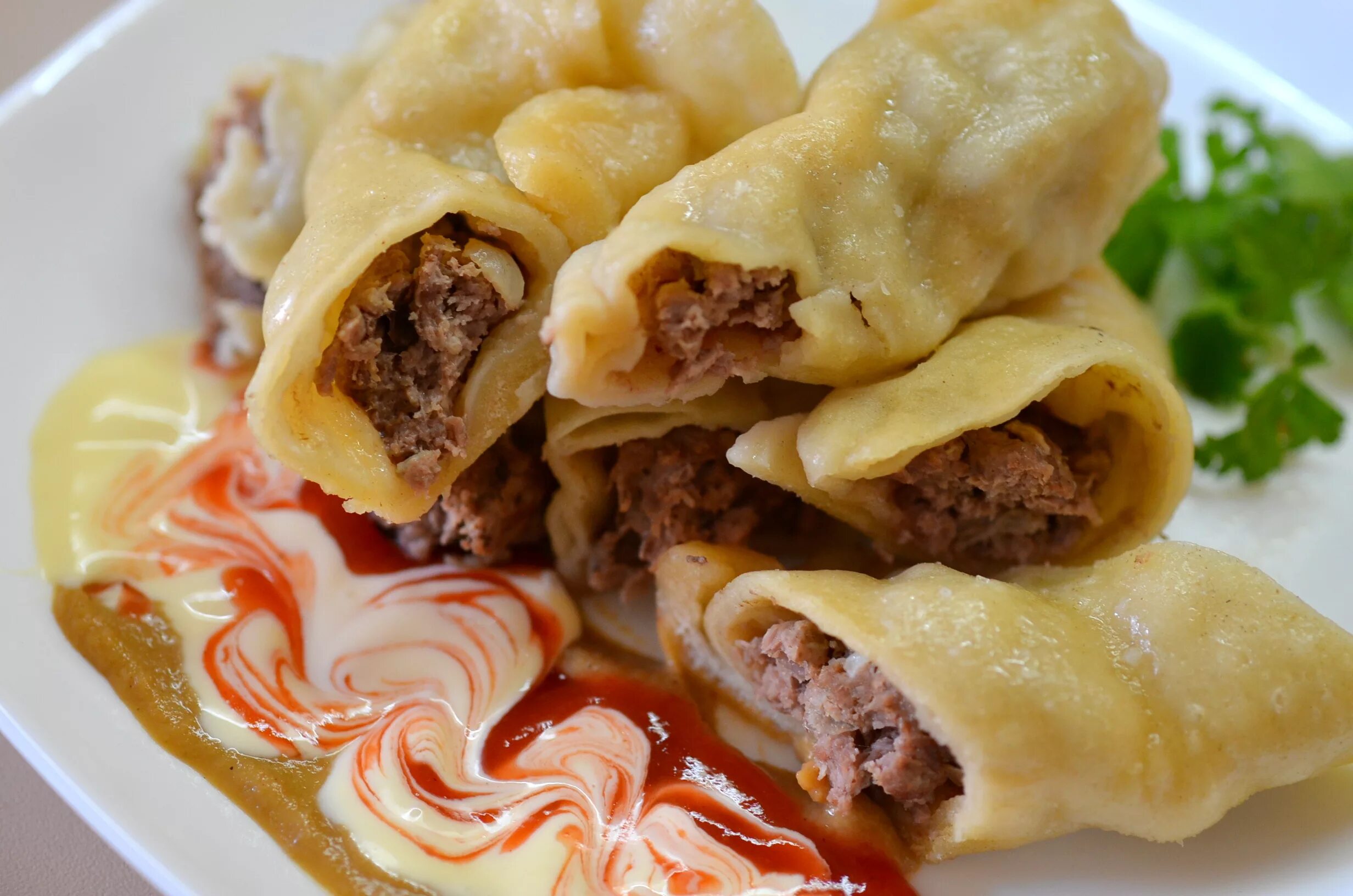 Блюда из теста и мяса