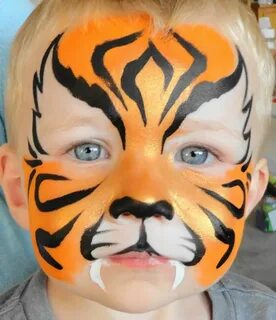 easy tiger face painting