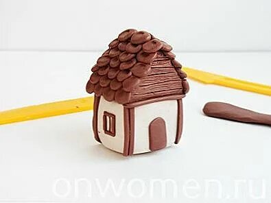 Пластилиновые домики