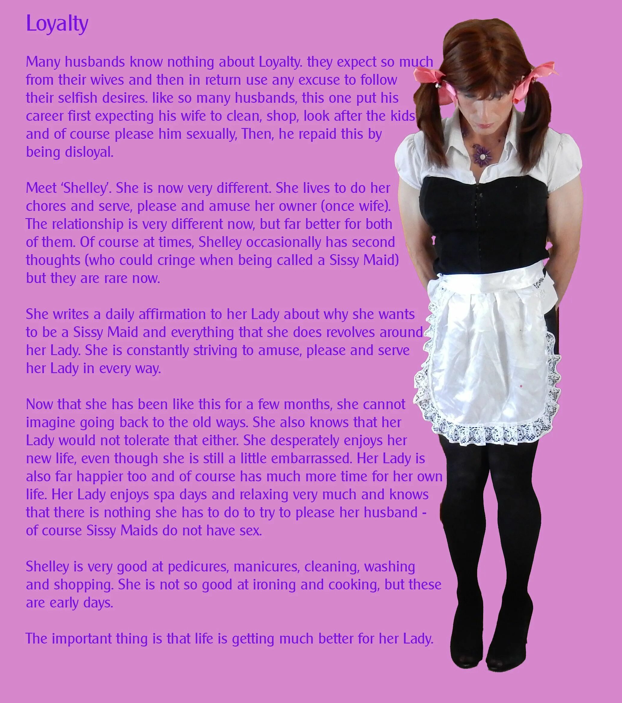 Sissy tasks