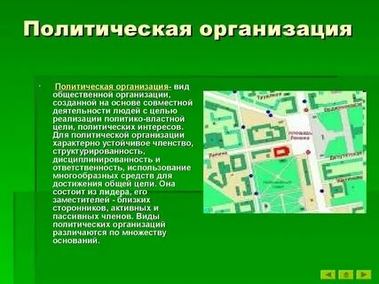 Общая политическая организация это