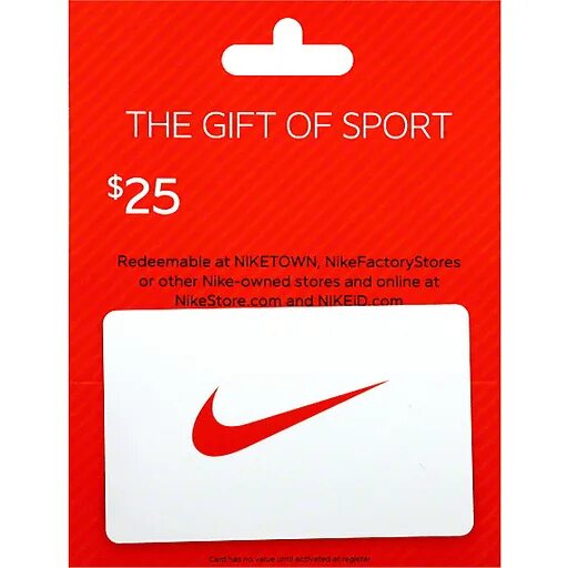 Карта найка. Nike Gift Card. Карта найк. Визитная карточка Nike. Гифт карта найк.