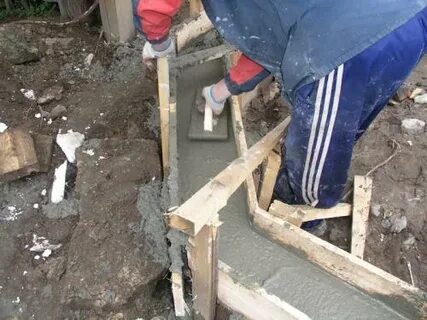 Выровнять фундамент раствором