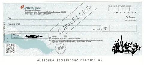 Cancel check