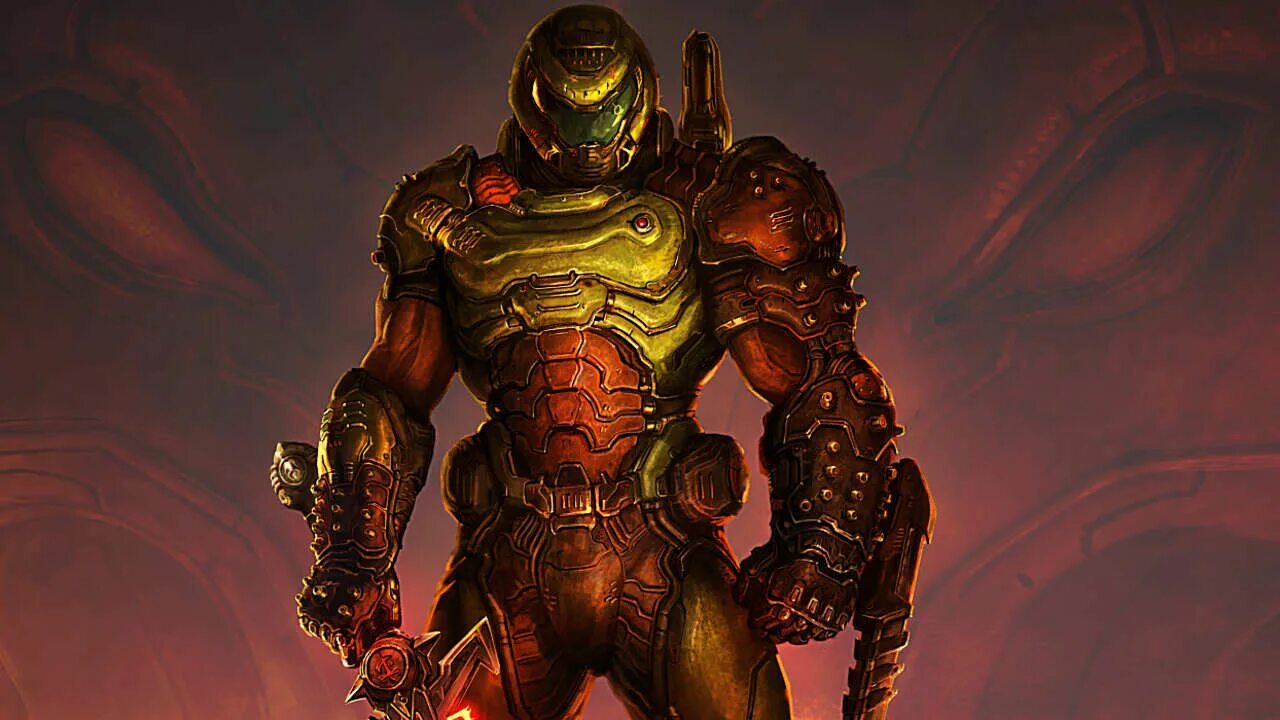 Doom slayer doom eternal. Doom 2016 doomguy. doom eternal думгай.